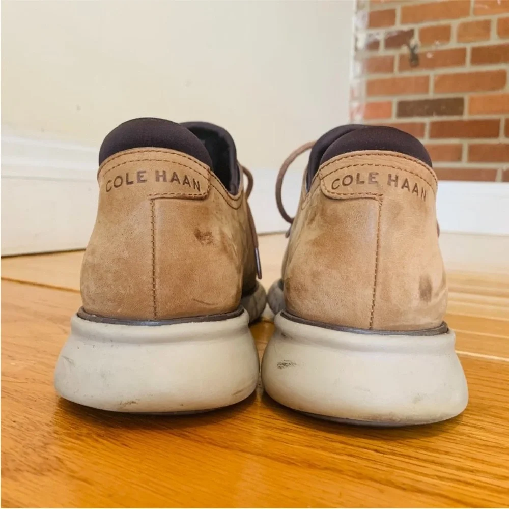 COLE Haan ZEROGRAND 2.0 Oxford Shoes Brown Nubuck Mens 9 M